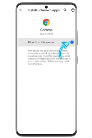 Android unknown sources permission Bass Win app